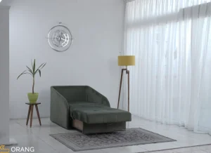 مبل تخت خوابشو مدل اکسان لگنی ( 1 نفره ) تخت یک نفره