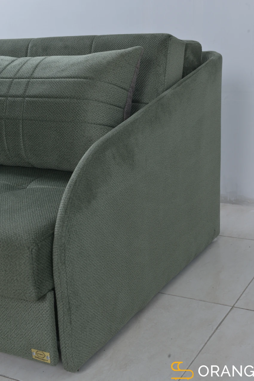 مبل تخت خوابشو مدل اکسان لگنی ( 1 نفره ) با طراحی منحصر به فرد دسته