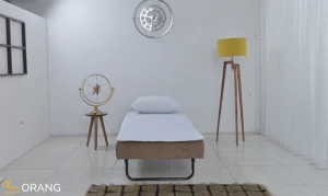 نمای رو به رو تخت مبل تخت خوابشو مدل زیر هم رو بدون دسته (1 نفره )