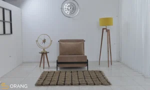 نمای رو به رو مبل تخت خوابشو مدل زیر هم رو بدون دسته (1 نفره )