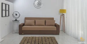 نشیمن سه نفره کاناپه تخت خواب شو مدل باکسی