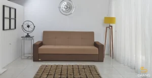 کاناپه تخت خواب شو مدل باکسی مناسب 3 نفر نشیمن