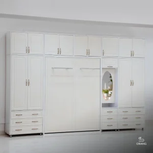 تخت دیواری در حالت بسته
