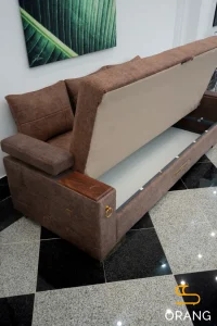 مبل تخت خوابشو مدل باکسی اورنگ دارای باکس کاربردی