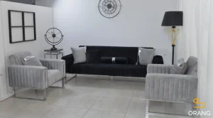 مبل تخت خوابشو ویولت اورنگ با طراحی شیک و زیبا