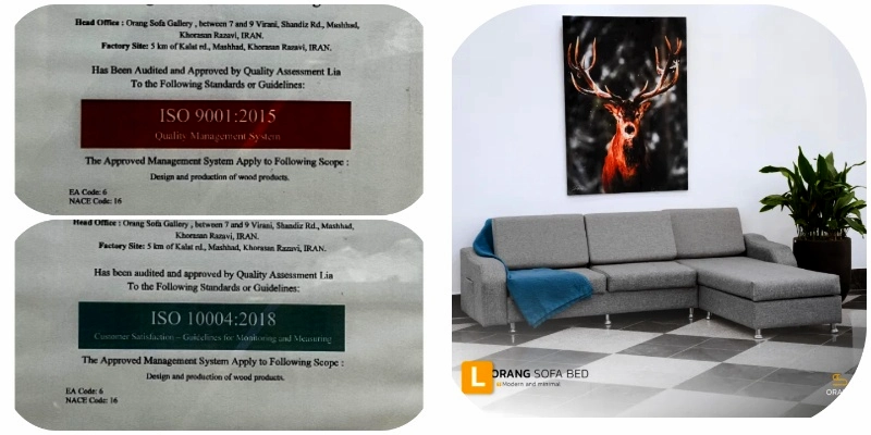 افتخارات مبل تخت خوابشو اورنگ 